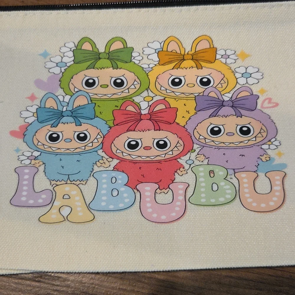 Labubu Friends Group Ziippered Wristlet Pouch